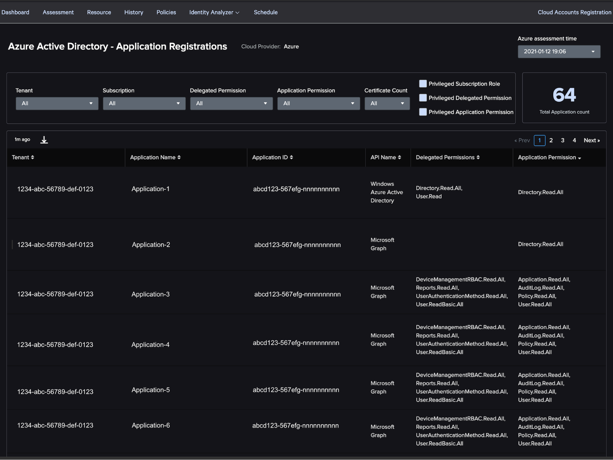 Azure AD app registrations