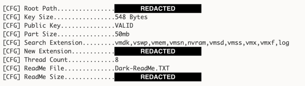 redacted code